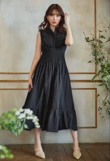 Paisley Cotton Lace Long dress Herlipto