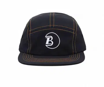 IFASHION BEAMLIFE 로고 블랙 캡 오렌지 스티치