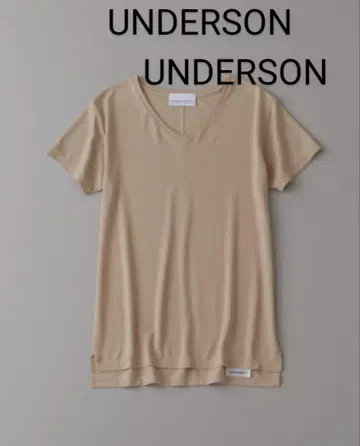 UNDERSON UNDERSON 니트 T 셔츠 앤더슨 앤더슨