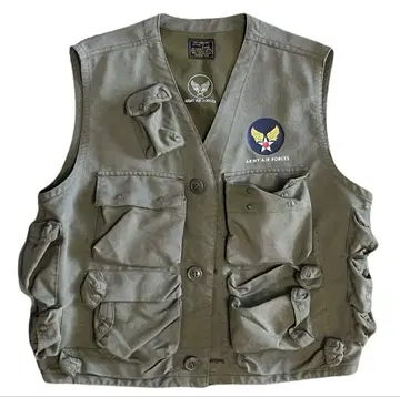 ARMY AIR FORCES TYPE C-1 베스트 L 사이즈 카키