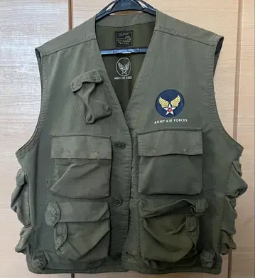 ARMY AIR FORCES TYPE C-1 베스트 L 사이즈 카키