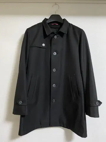블랙 스텐카라 코트