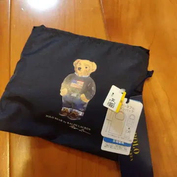 랄프 로렌 레인 토트백 미사용 새상품 네이비 컬러