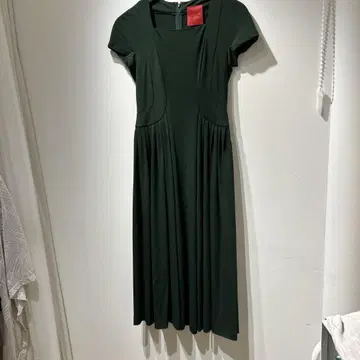 시빌라 다크 그린 반팔 티셔츠 원피스 S 정가 39600엔 새상품
