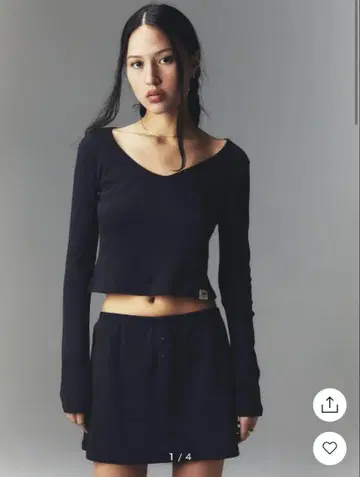 GLOWNY 긴팔 상의 (NAVY)