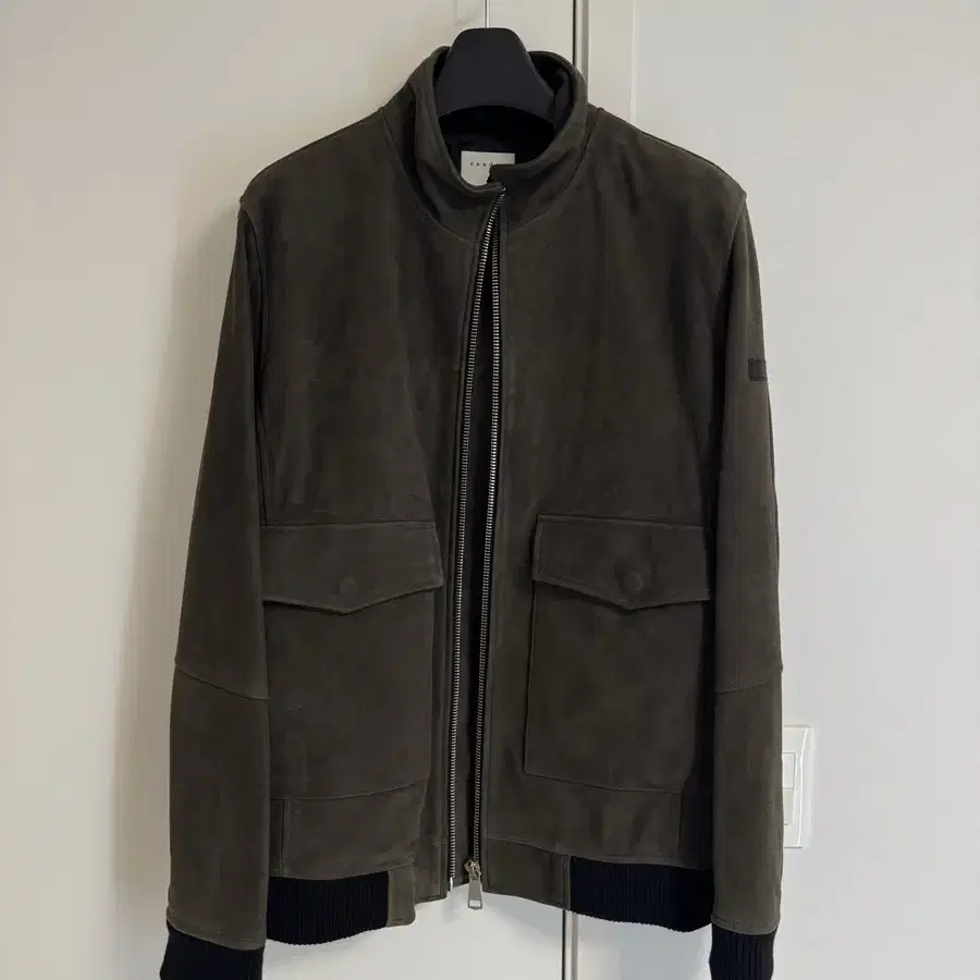 【SPERONE】Varsity Line Suede Jacket Sperone Varsity Line Suede Jacket L Camel on Bunjang Global