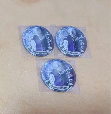 히로아카 십걸 코스튬 캔뱃지 토도로키 쇼토 3점