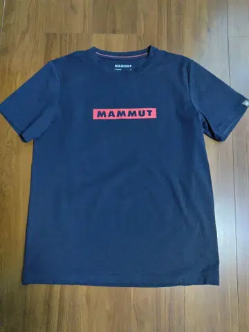 MAMMUT 네이비 티셔츠 아시아 2XL
