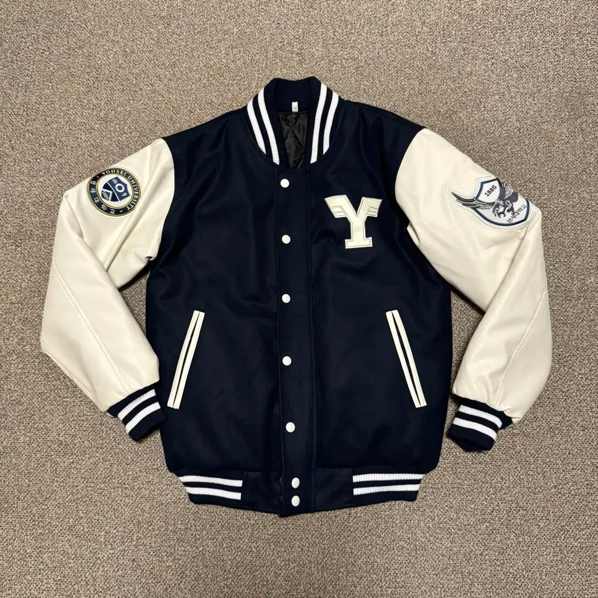 M Yonsei University Varsity Jacket #연세대,#과잠,#잠바,#점퍼