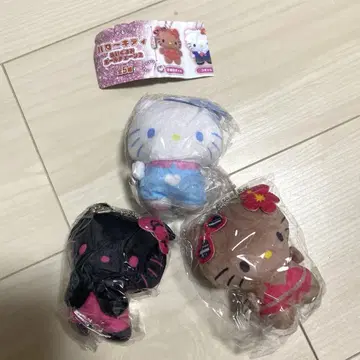 헬로키티 봉제 인형 볼 체인 2 햇볕에 탄 키티 갸루