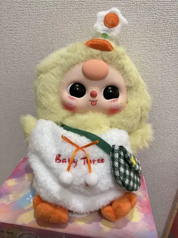 Baby Three 병아리 봉제 인형 약 30cm