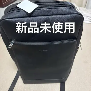 [미사용급] 다케오 키쿠치 비즈니스 백팩 브리프 케이스 가죽 블랙