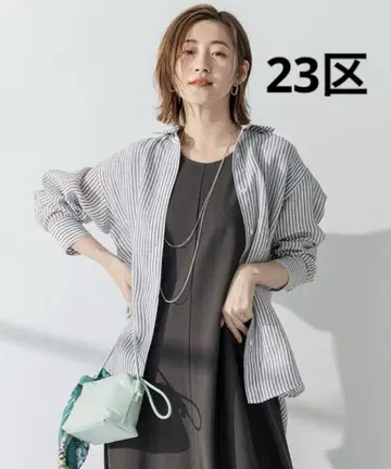 컨디션 최상 23구 MY STANDARD 셔츠 린넨 100% 38 M