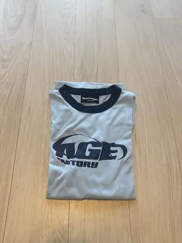 Age Factory 반팔 래글런 블루