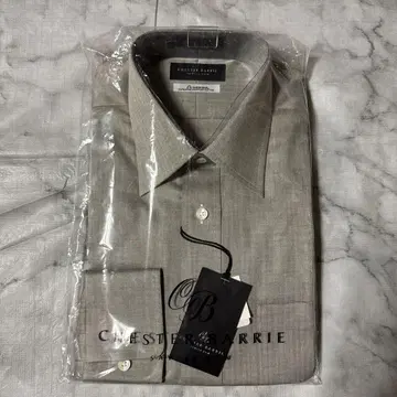 CHESTER BARRIE 그레이 긴팔 셔츠 40-82