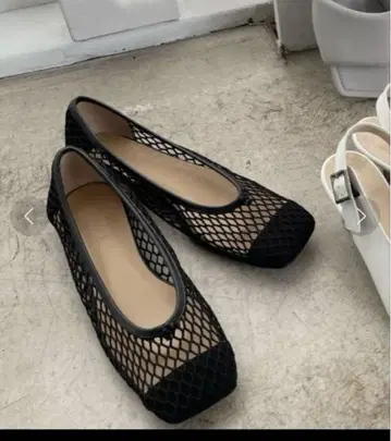 [새상품급] Spick & Span 메쉬 플랫슈즈 M