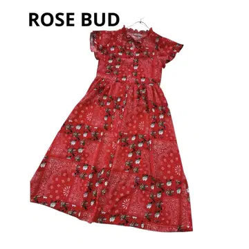새상품급 ROSE BUD 로즈버드 반다나 패턴 맥시 원피스 롱 원피스