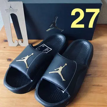 [ 새상품 ] 조던 샌들 27cm 프랜차이즈 슬라이드 블랙