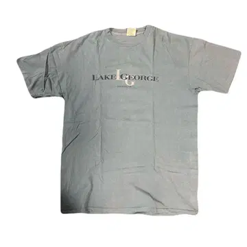 LAKE GEORGE 블루 그레이 티셔츠