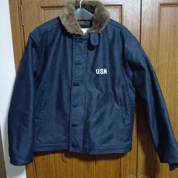 Houston N-1 덱 자켓 네이비 새상품급