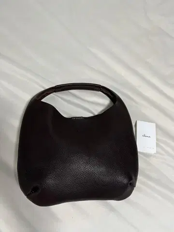 ibona 이보나 마쉬멜로우 백 M 사이즈 한정판 에스프레소 가죽