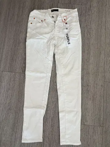 Purple brand 스키니 데님 화이트 28