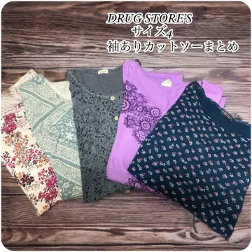 DRUG STORE'S 티셔츠 5세트 사이즈 4