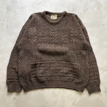 80년대 빈티지 Carraig Donn 피셔맨 니트