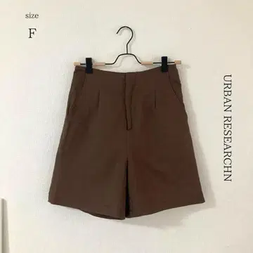 [ 어반 리서치 ] 린넨 숏팬츠 플레어 팬츠 [ F ] 브라운 비치 여름