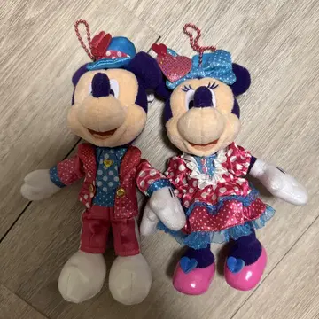 미키와 미니 파루파루자 봉제 인형 세트