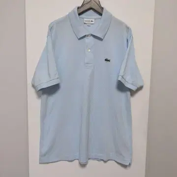 LACOSTE 라이트 블루 피케 셔츠 size US M