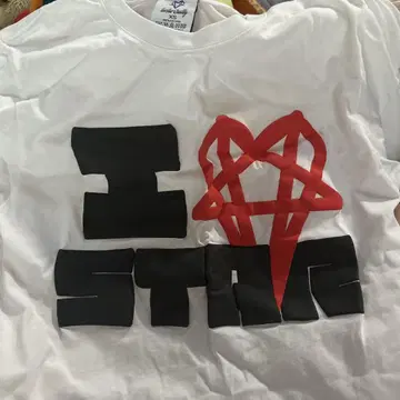 LUVSTAR 화이트 T xs