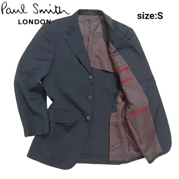 Paul smith 폴스미스 싱글 3버튼 자켓 블랙 S