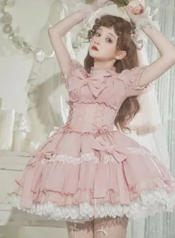 핑크 드레스