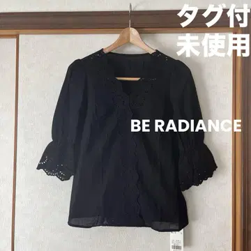 BE RADIANCE 택 포함 미사용 상의 레이스 고급 블랙