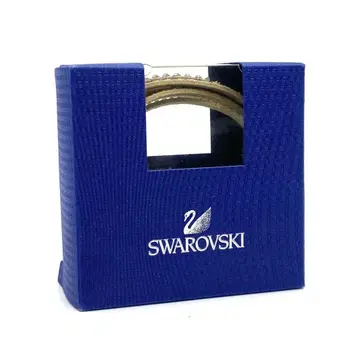 미사용 SWAROVSKI 스와로브스키 팔찌 뱅글 가죽
