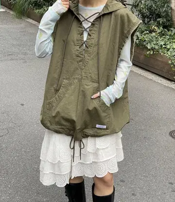 레이스업 아노락 베스트
