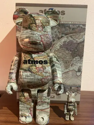 베어브릭 atmos AGED MAP 100% & 400%