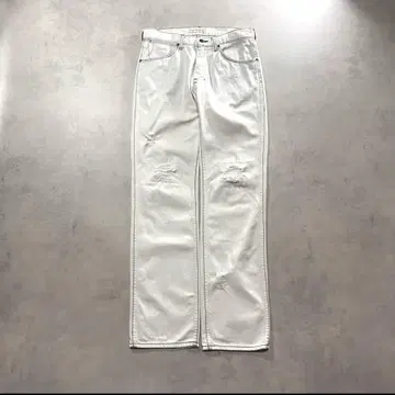 02ss Number (n)ine 모던 에이지 화이트 데님 데미지
