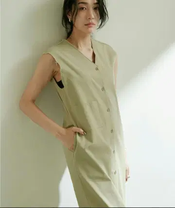 GALLARDAGALANTE V넥 셔츠 원피스