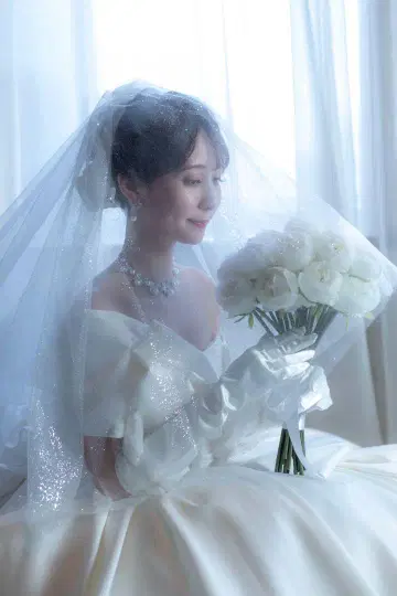 AiLE 별빛 베일 글리터 베일 70+280cm L 사이즈