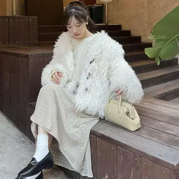 Mila Owen 더블 웨이스트 수트 내로우 스커트