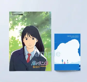 바다가 들린다 복각 영화 극장 한정 상영 기념 ZINE 팜플렛 세트
