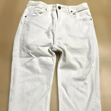 ZARA 데님 팬츠 바지 데미지 진 L 사이즈 정도 스트레치