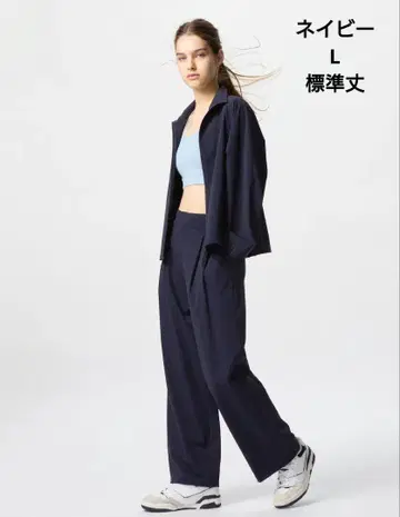 유니클로 울트라 스트레치 액티브 와이드 팬츠