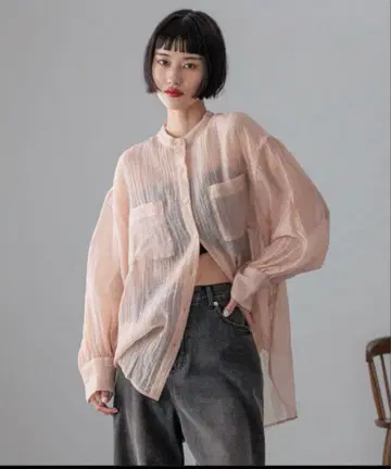 밴딩 시어 셔츠 새상품급