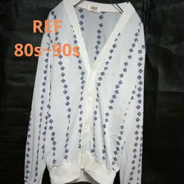 80년대 90년대 REF 빈티지 기하학 패턴 가디건 L 사이즈