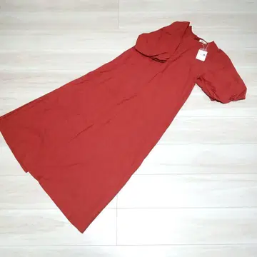 natural couture 벌룬 슬리브 원피스