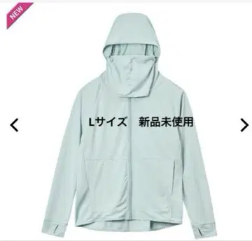 워크맨 쿨 UV 페이스 가드 후드티 L 민트