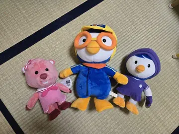뽀로로 봉제 인형 3체 세트 중형